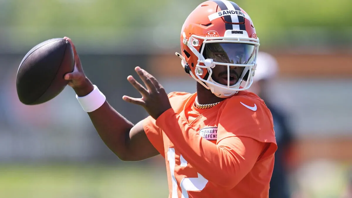 QB Browns Shedeur Sanders tentang penurunan draft: 'Tugas saya di sini bukan untuk membuktikan orang lain salah, saya membuktikan diri saya benar'