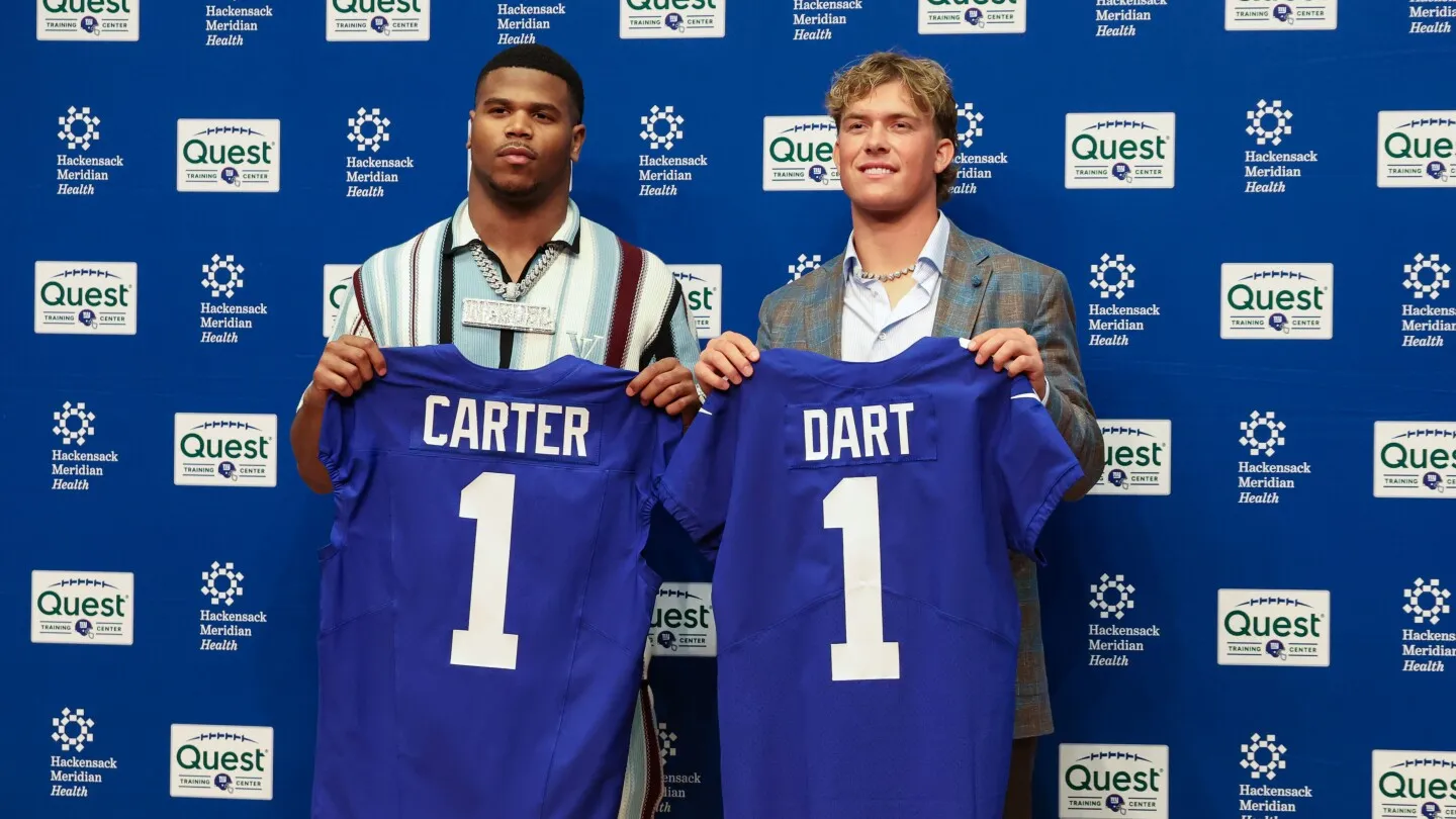 Giants umumkan Abdul Carter akan memakai No. 51, Jaxson Dart akan memakai No. 6